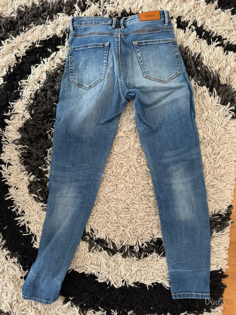 STRADIVARIUS skinny farmerke – Low Waist – 34