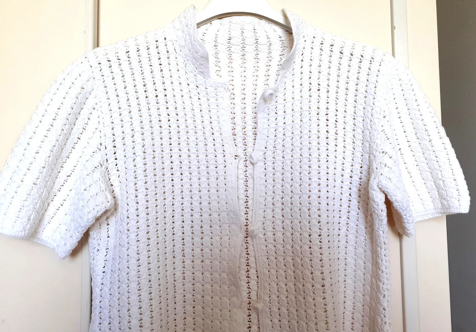 Heklana končana bluza, ručni rad