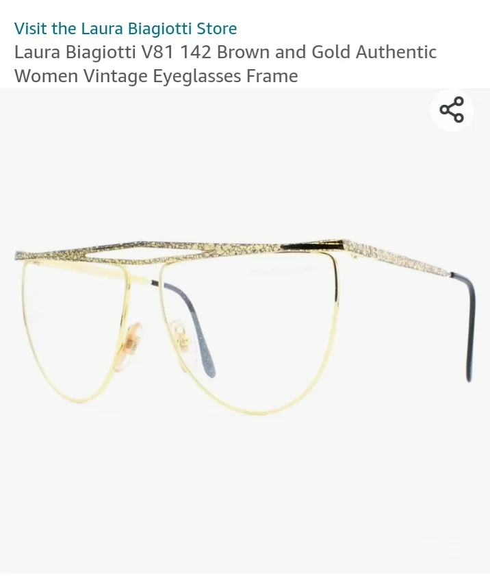 Vintage naočare, original Laura BIAGIOTTI, V81 142