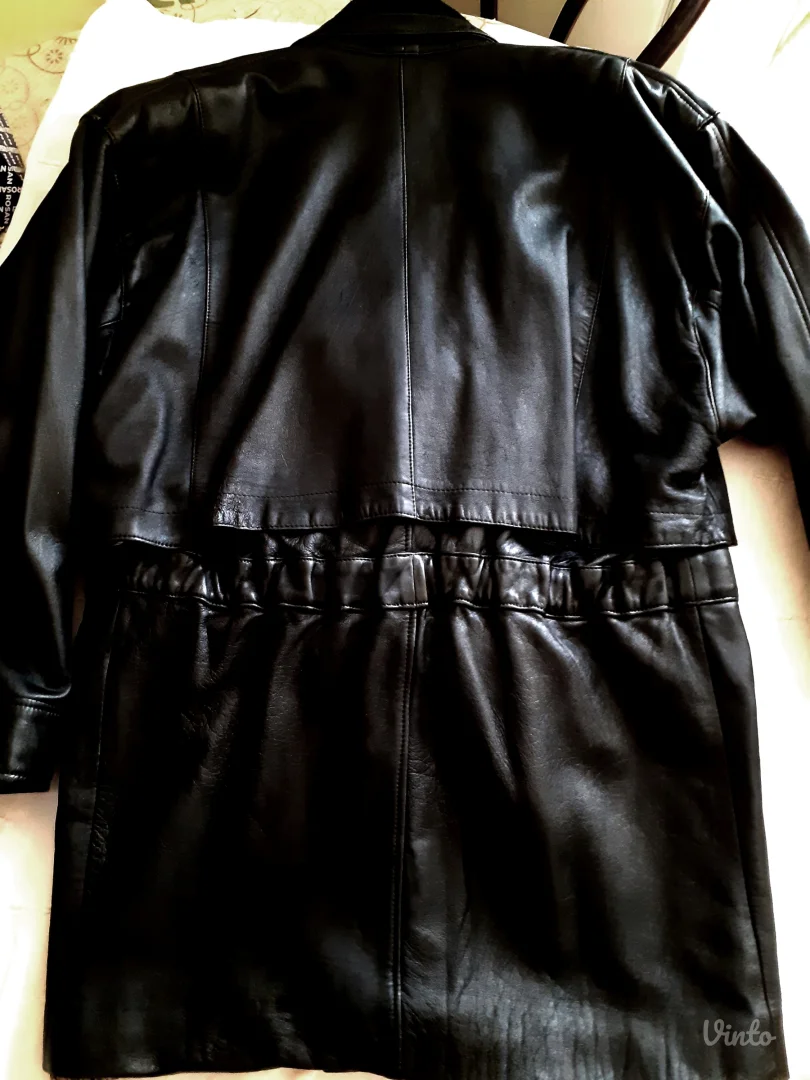 Mantil-jakna, prirodna koža