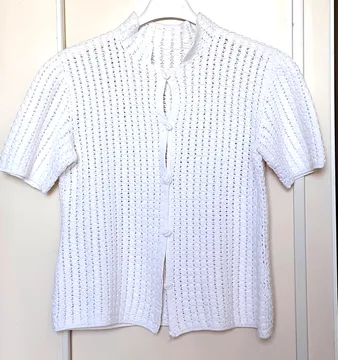 Heklana končana bluza, ručni rad