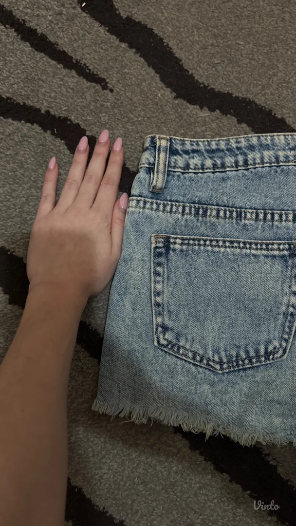 Cropp - Denim Šorc sa cirkonima XS/34