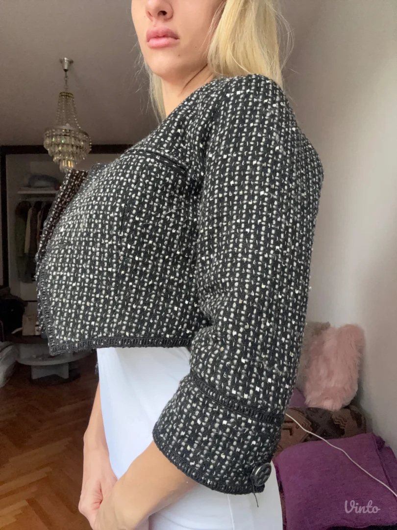 krop top sako od tvida