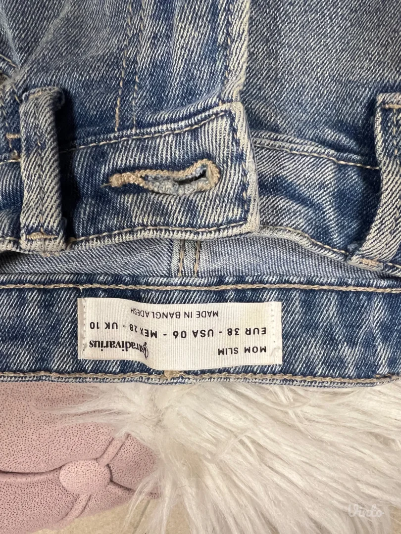 Stradivarius skinny mom jeans, 38