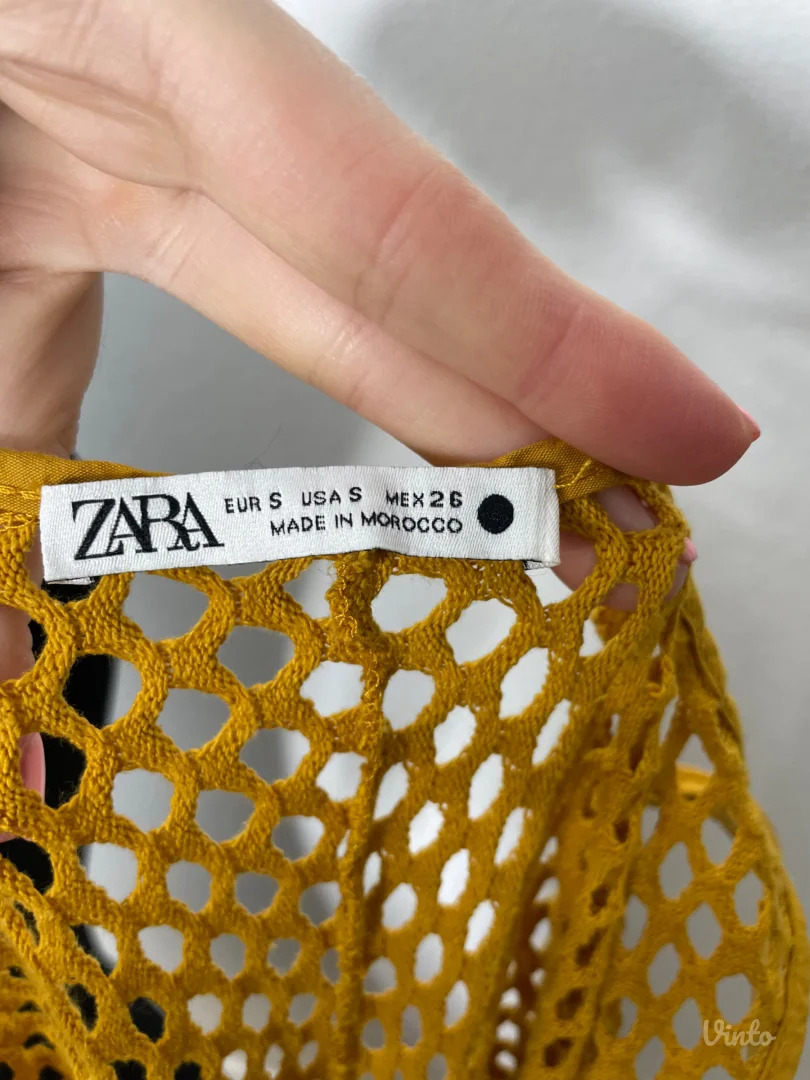 Zara pletena haljina za plazu