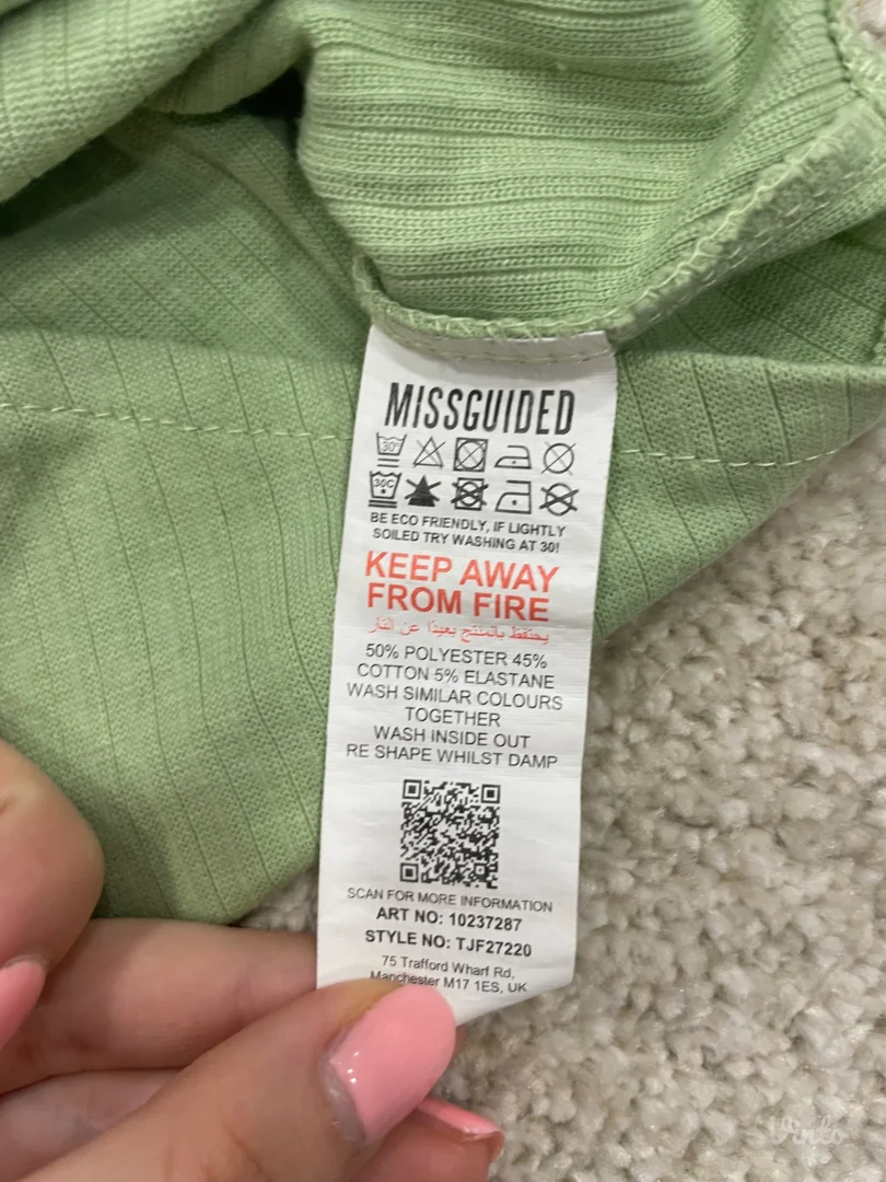 MISSGUIDED crop majica