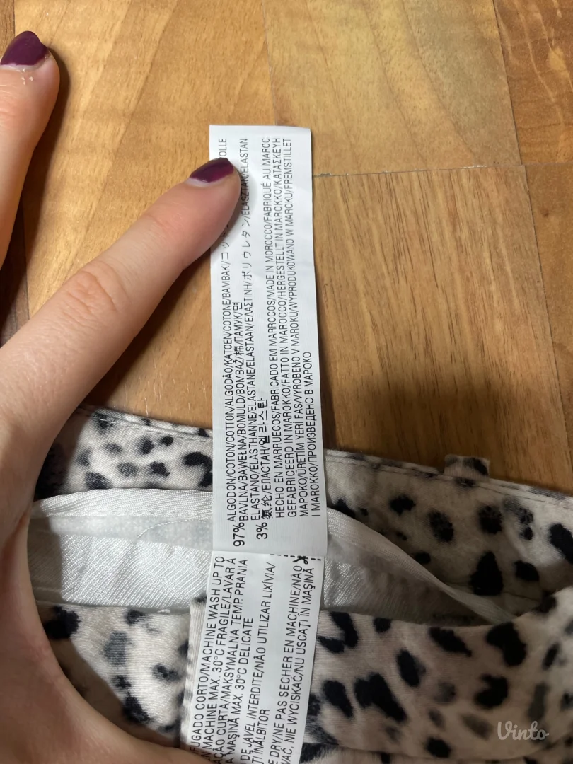 Zara tigraste pantalone