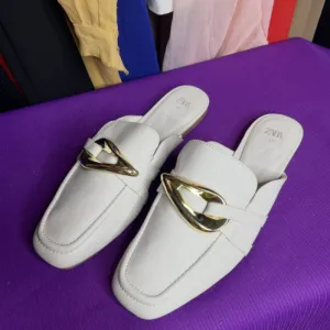 Zara kožne papuce 37