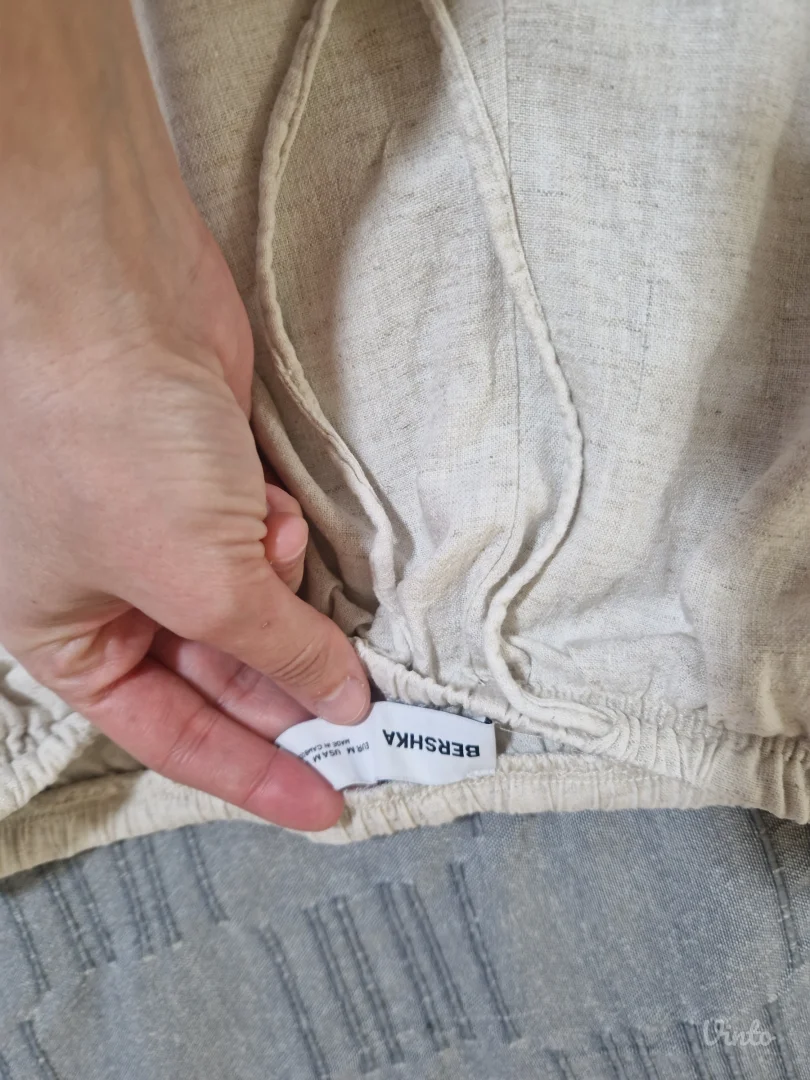 Bershka lanene pantalone