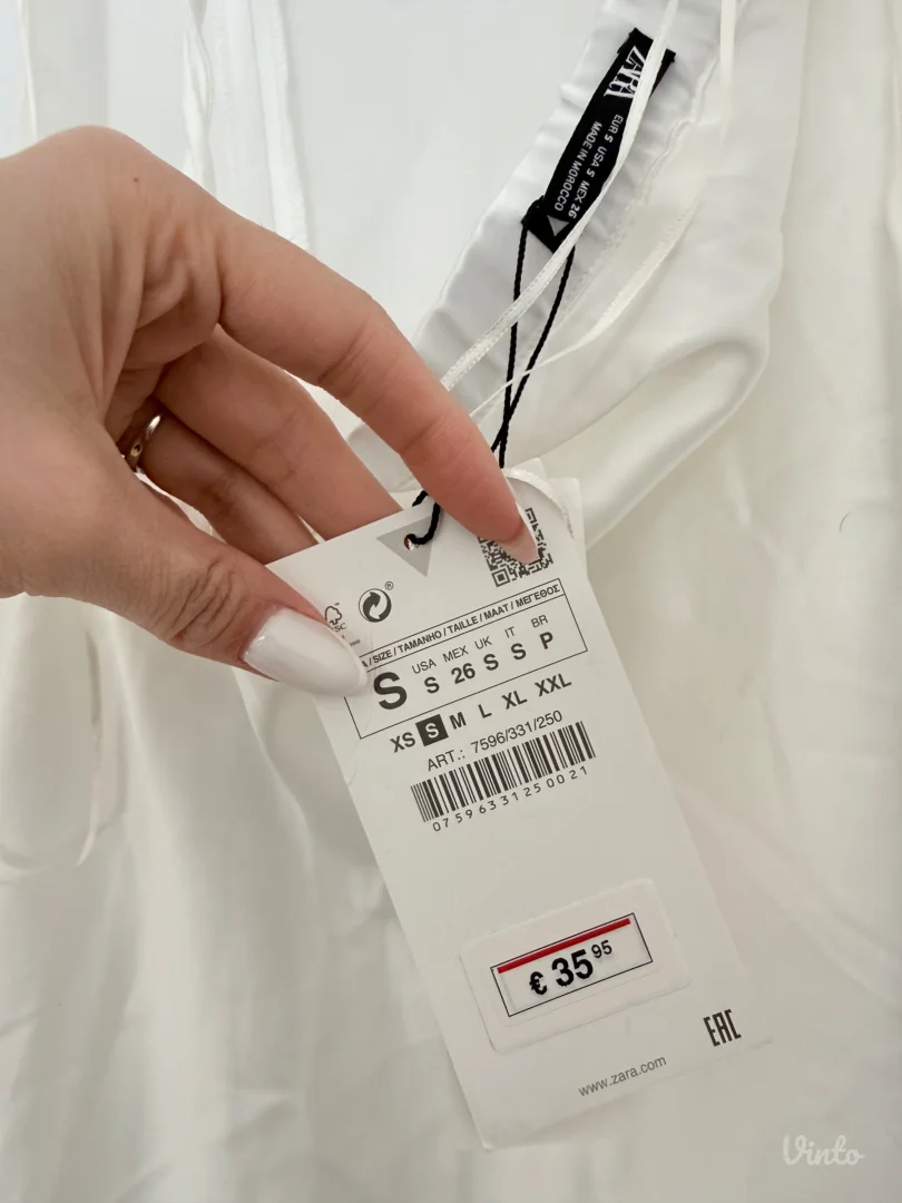 Zara nova sa etiketom haljina S