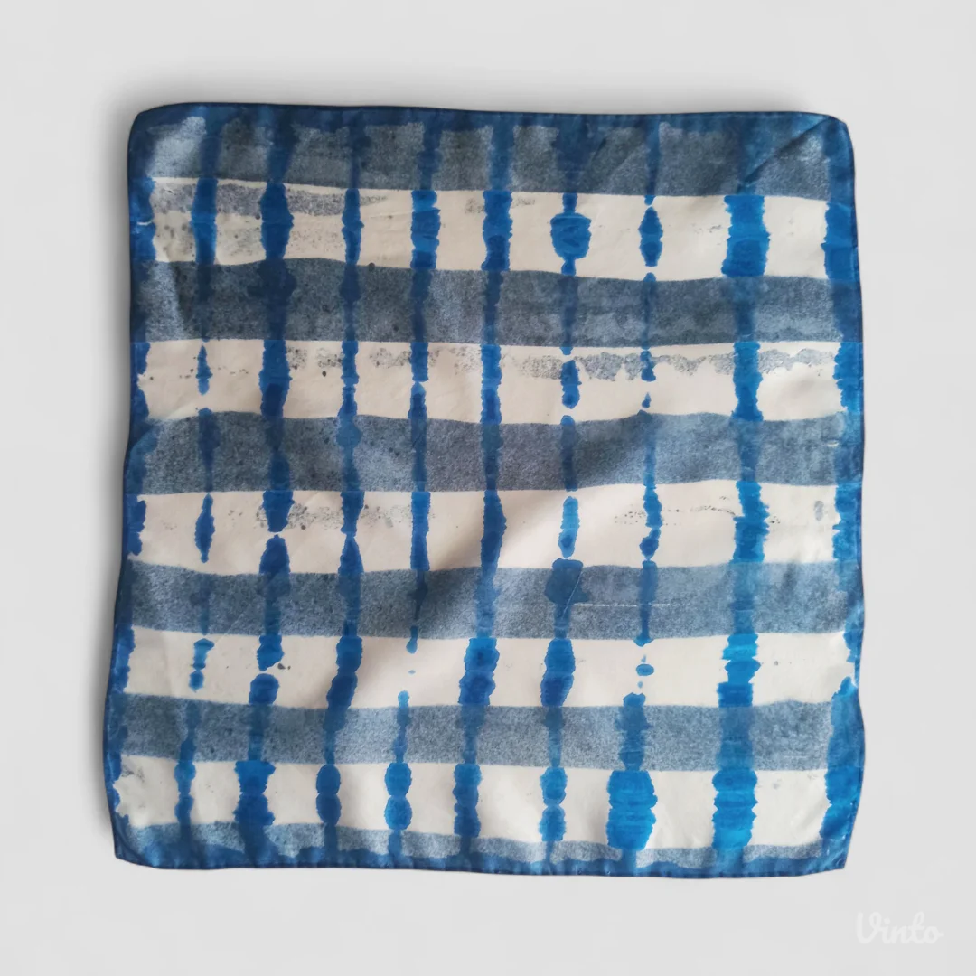 Unikatna ručno oslikana marama - 100% svila