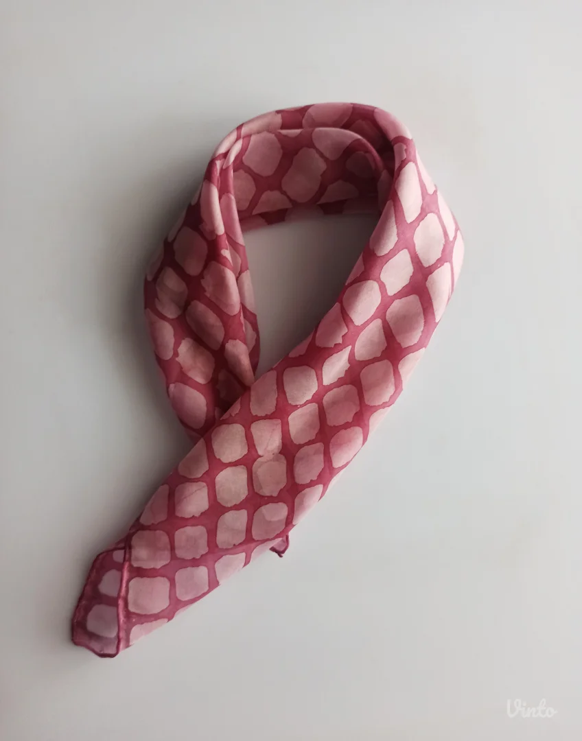 Ručno oslikana marama - 100% svila