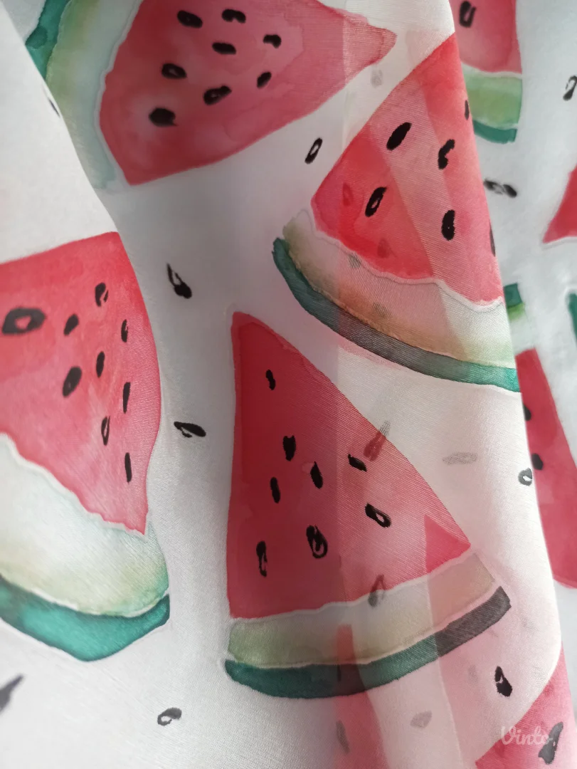 Ručno oslikana mini svilena marama