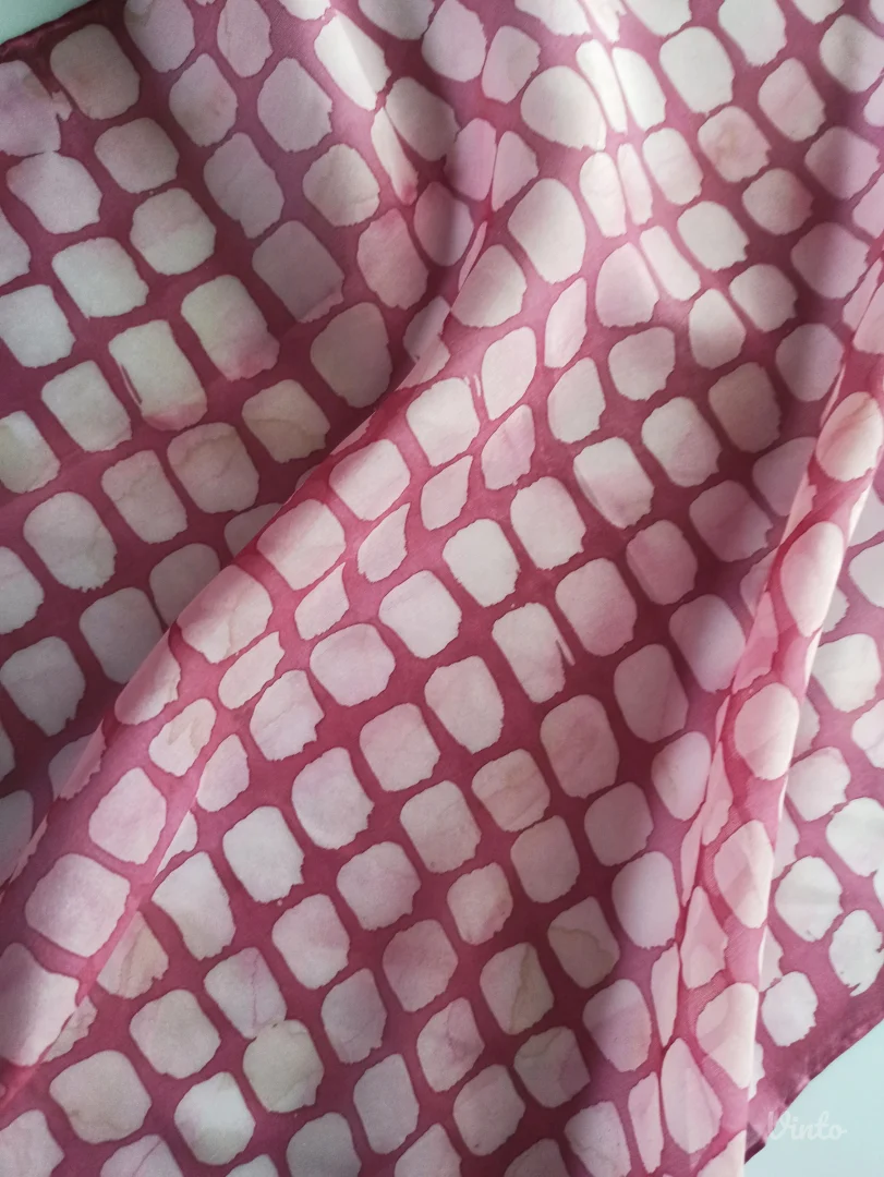 Ručno oslikana marama - 100% svila