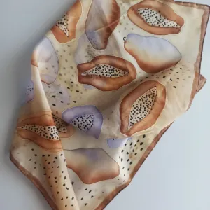 Ručno oslikana marama - 100% svila