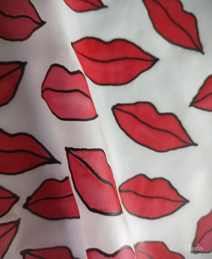 Ručno oslikana mini svilena marama