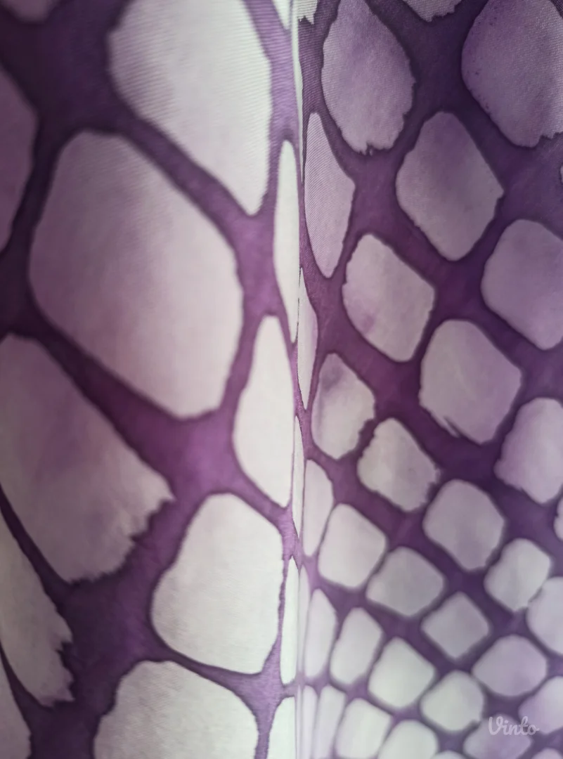 Unikatna ručno oslikana marama - 100% svila