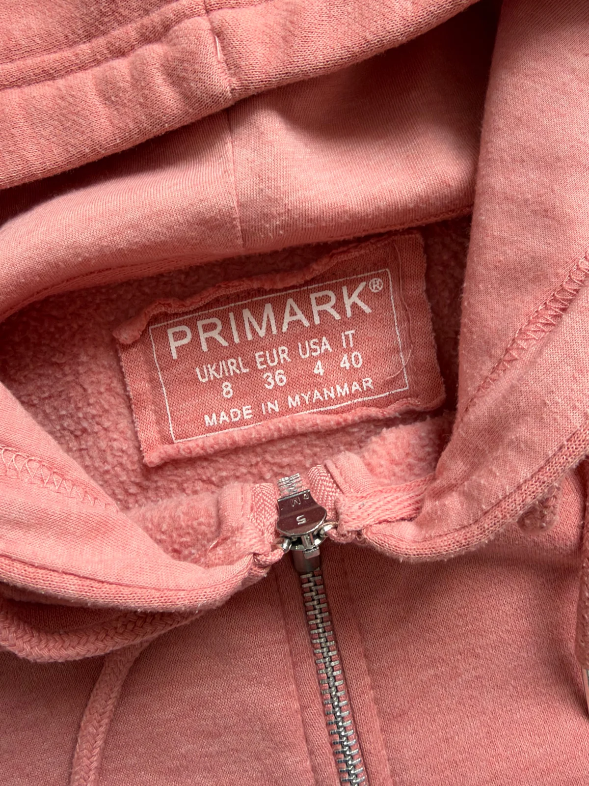 Primark zip duks