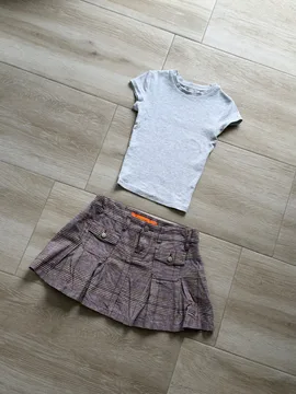 LOT - Mini suknja i majica XS