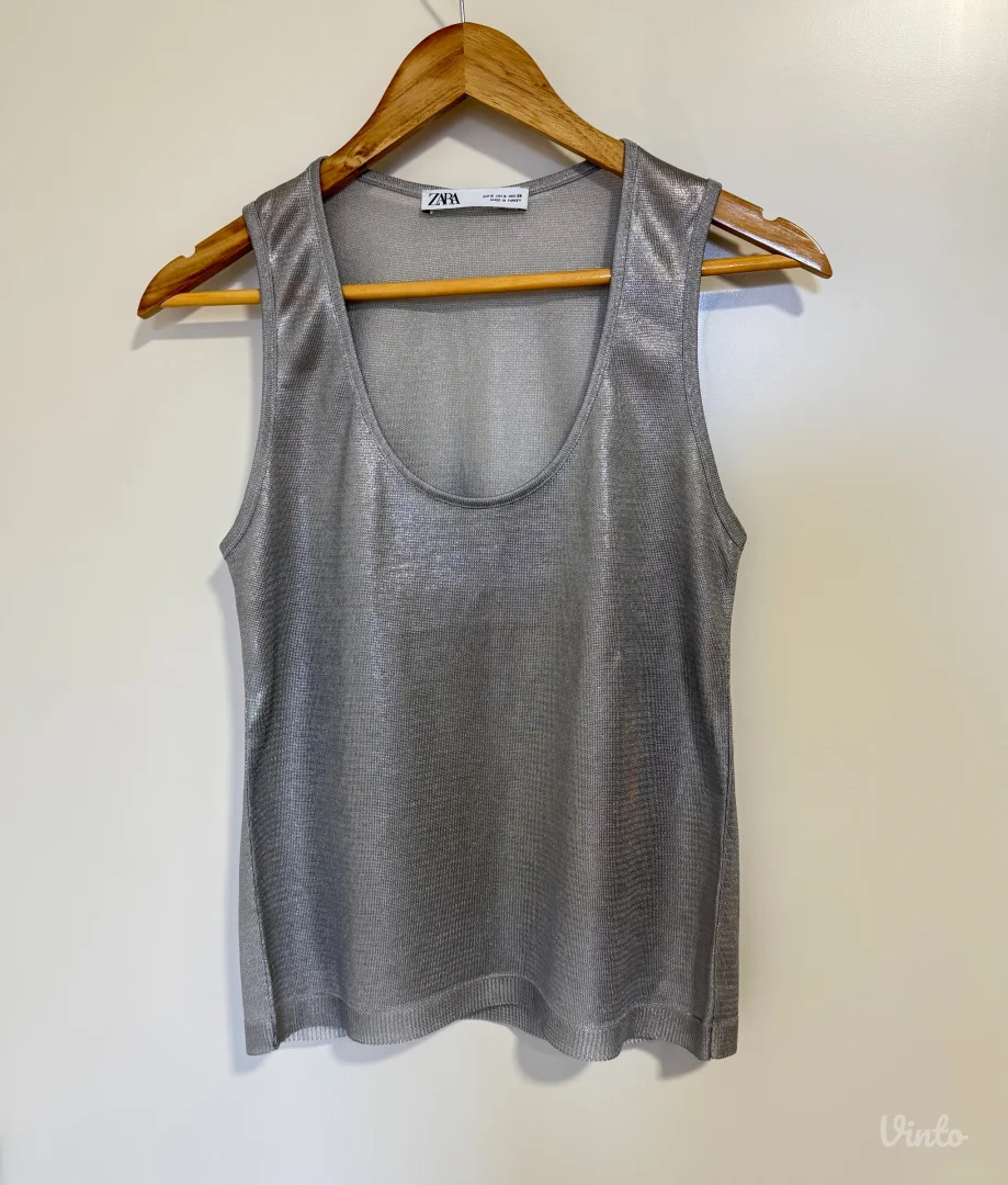 Zara - Metalik top