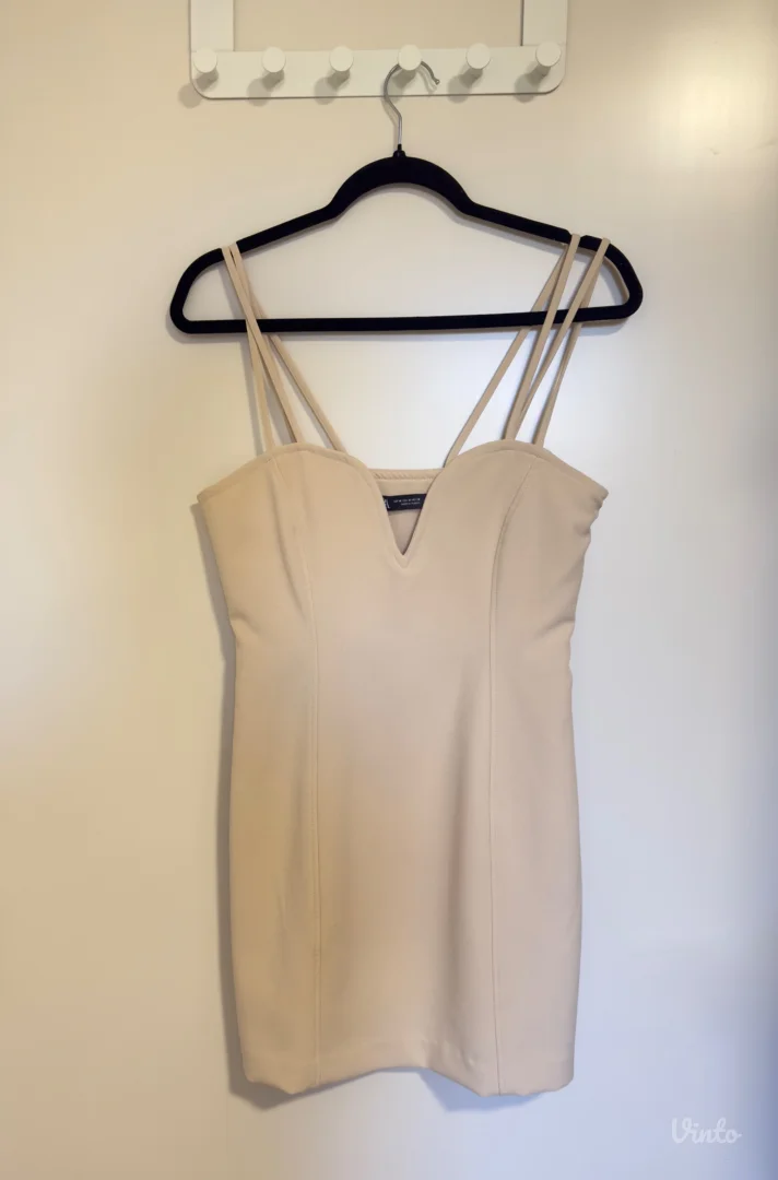 Zara - Mini bež haljina