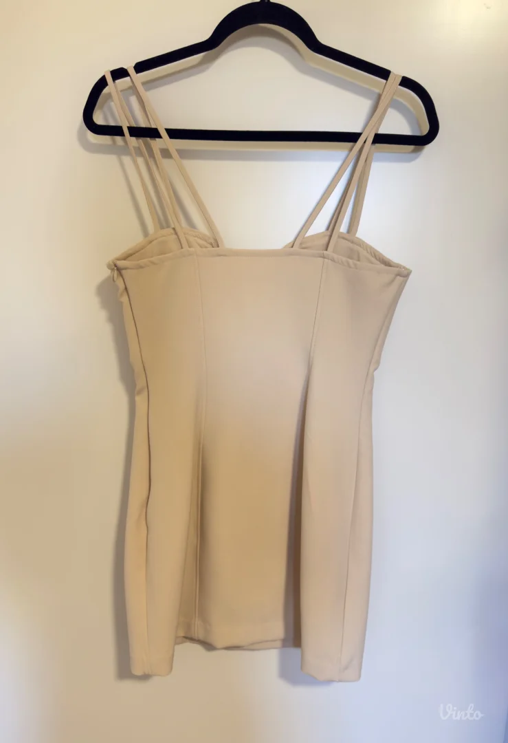 Zara - Mini bež haljina