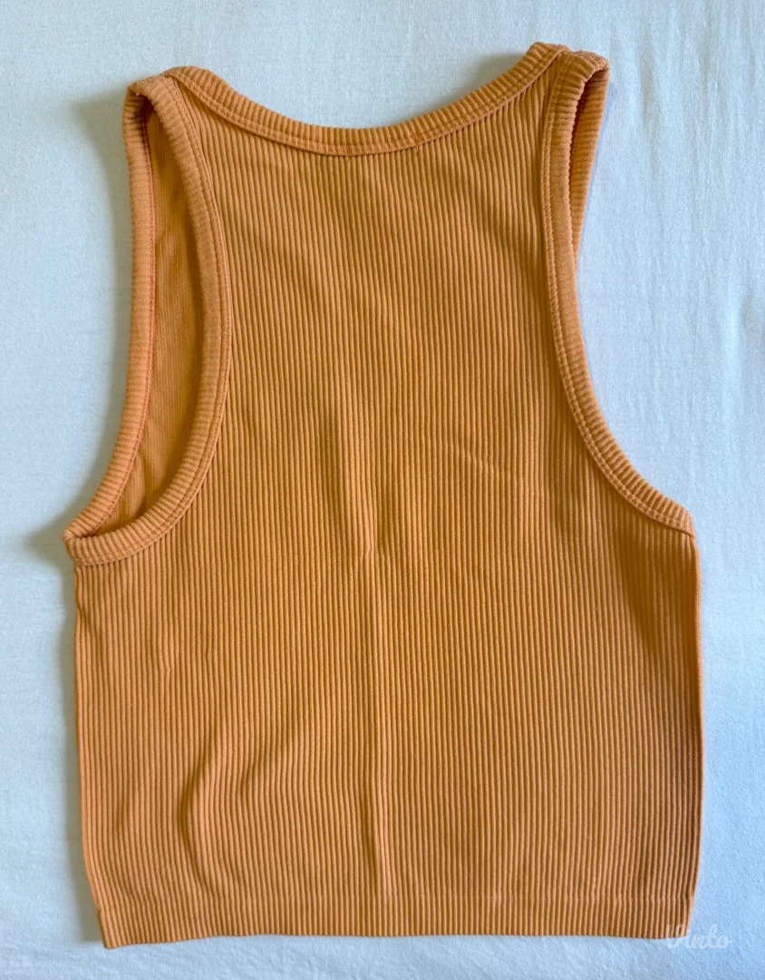 Stradivarius - Narandzasti crop top