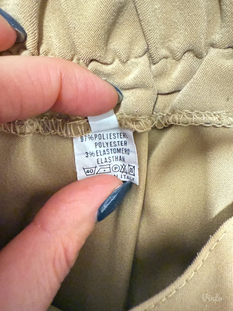 Kamel mini suknja sa dugmadima