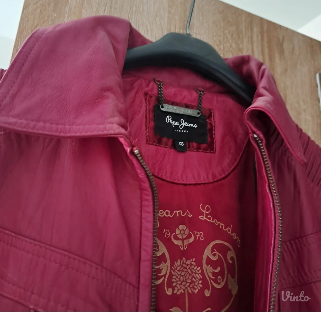 Kožna jakna Pepe jeans