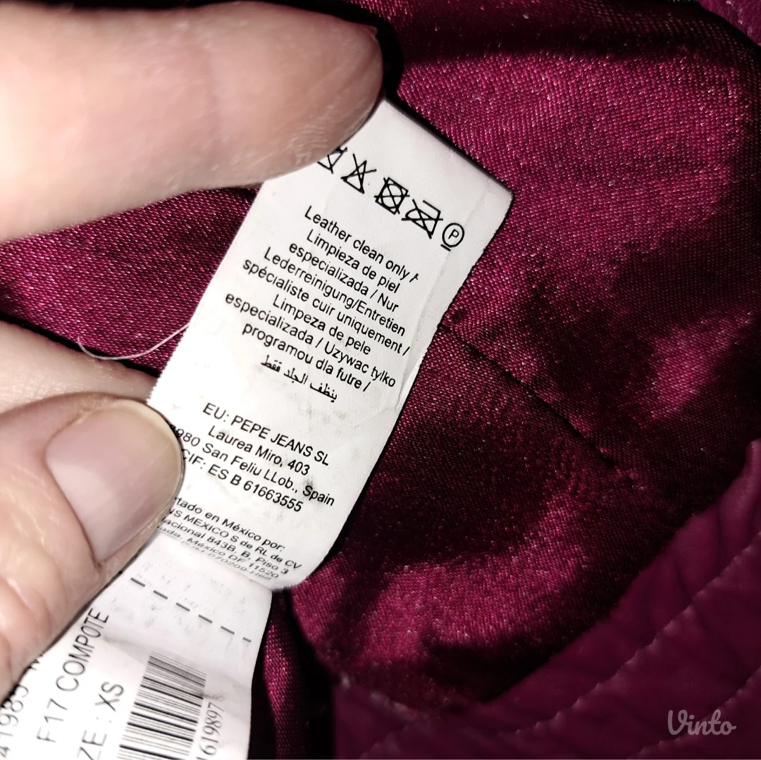 Kožna jakna Pepe jeans