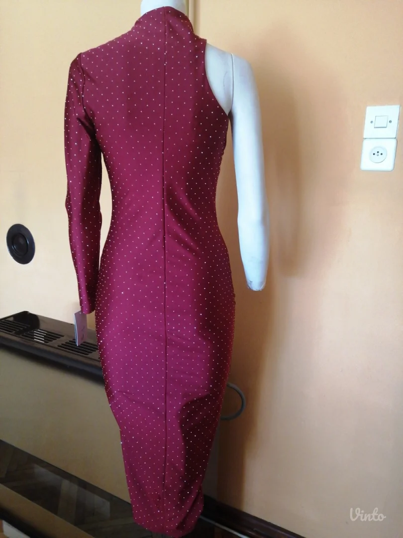 Italijanska haljina jedno rame