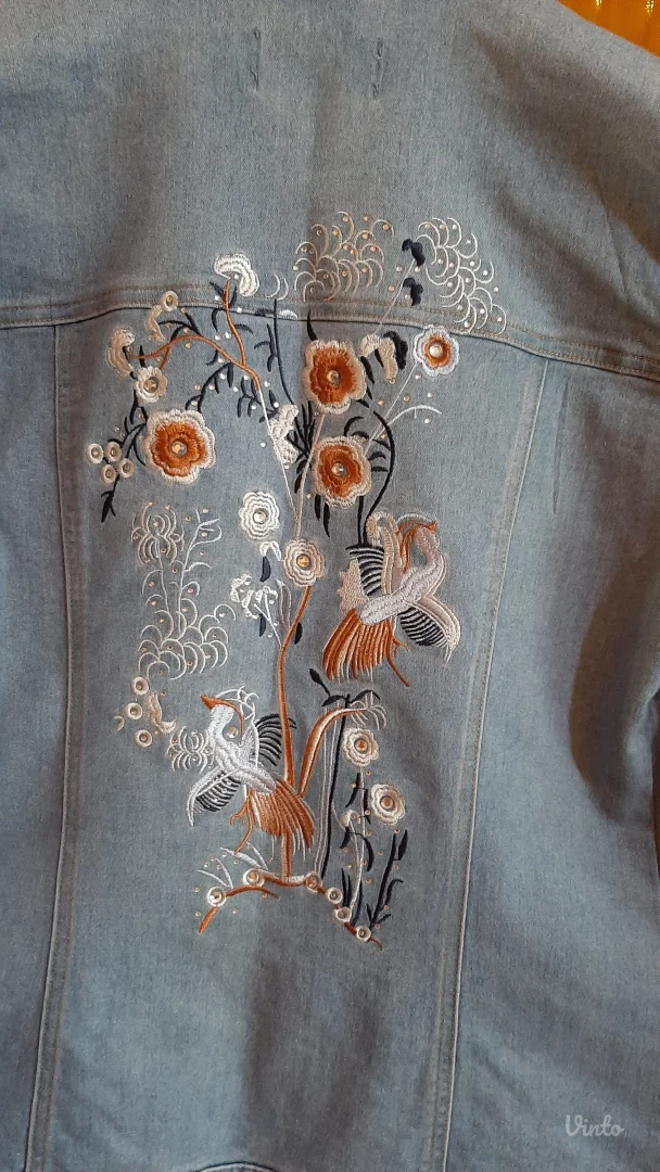 Teksas jakna sa vezom