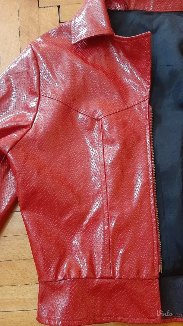 Bordo jakna od skaja