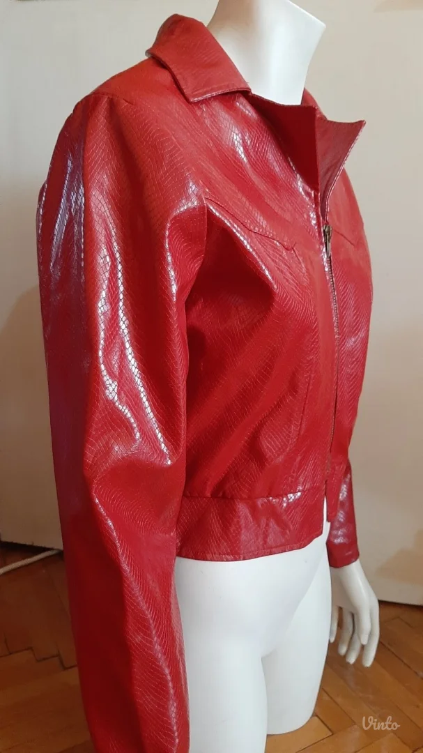 Bordo jakna od skaja