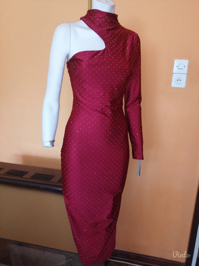 Italijanska haljina jedno rame