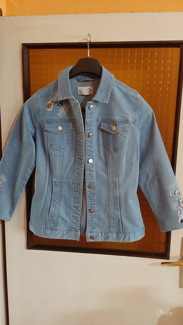 Teksas jakna sa vezom