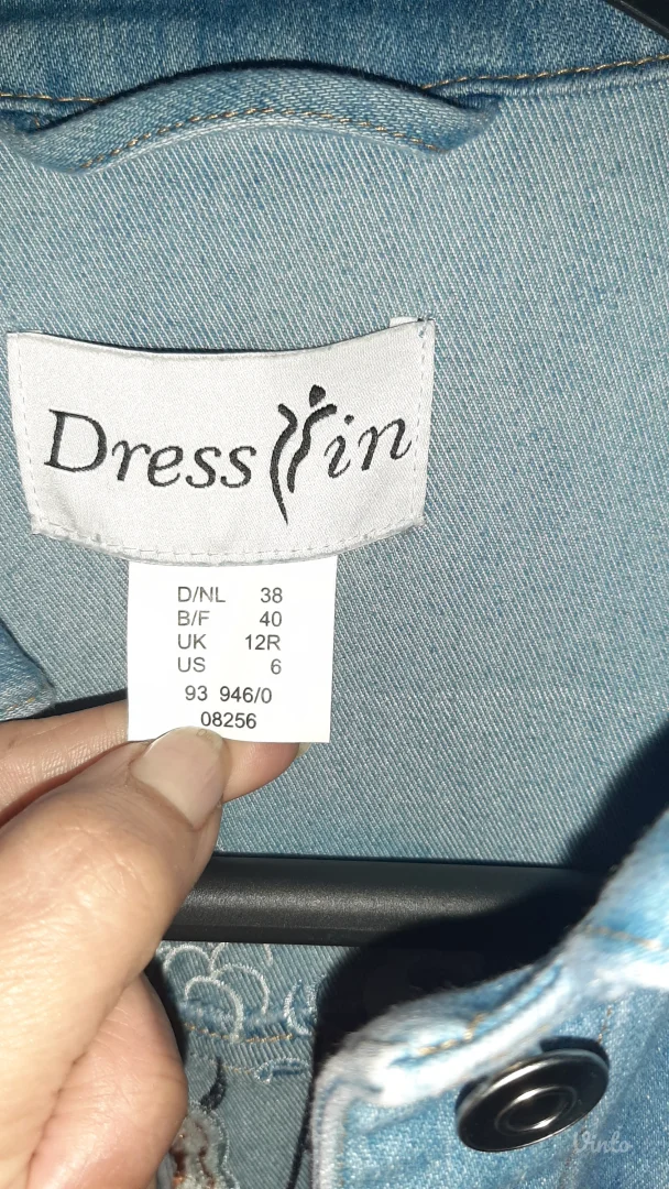 Teksas jakna sa vezom