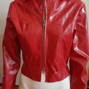 Bordo jakna od skaja