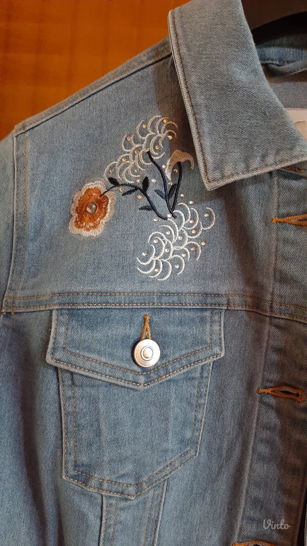 Teksas jakna sa vezom