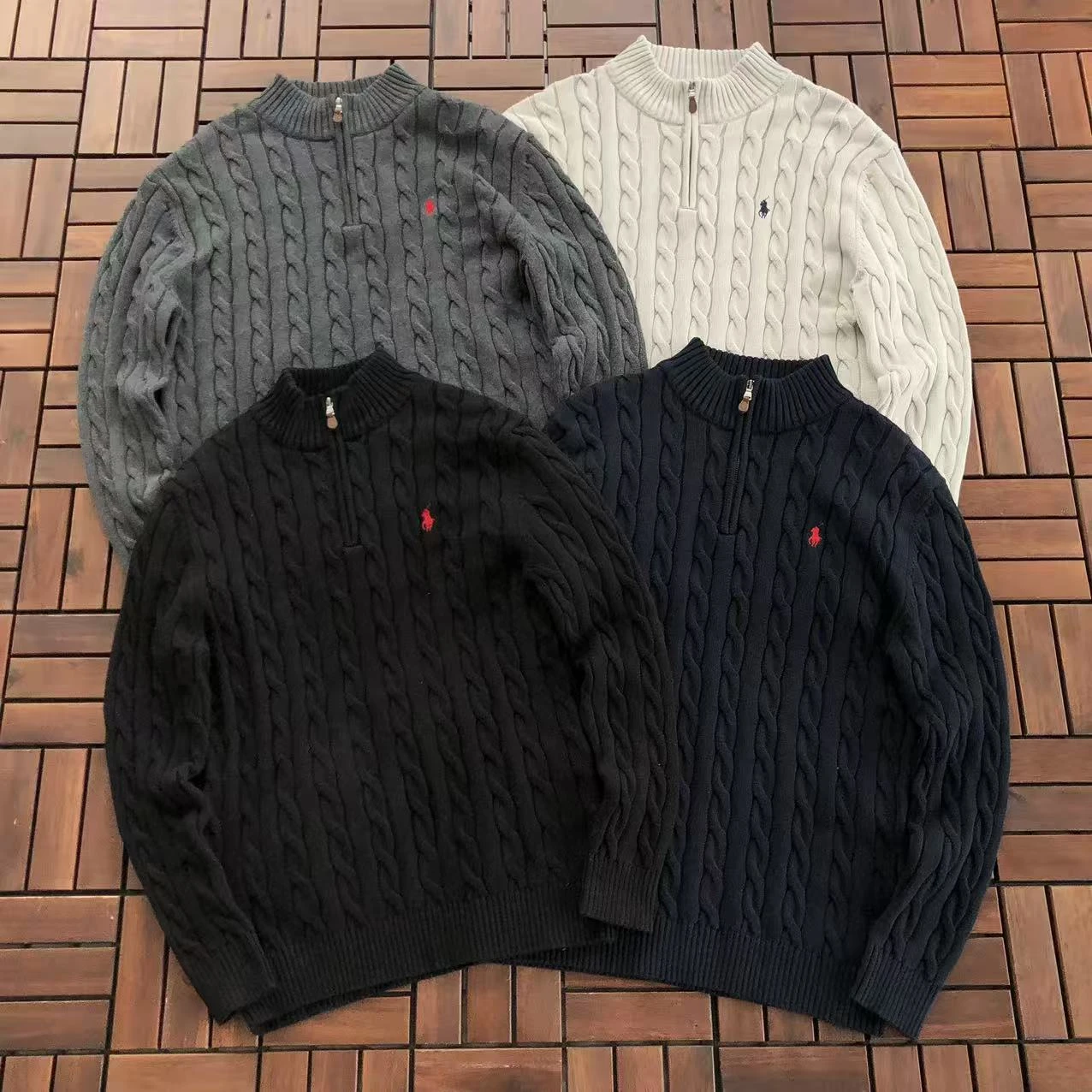 Polo Half Zip džemper s,m,l,xl,2xl
