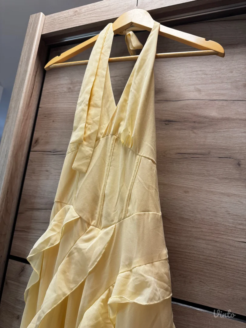 Nova zuta haljina sa karnerima
