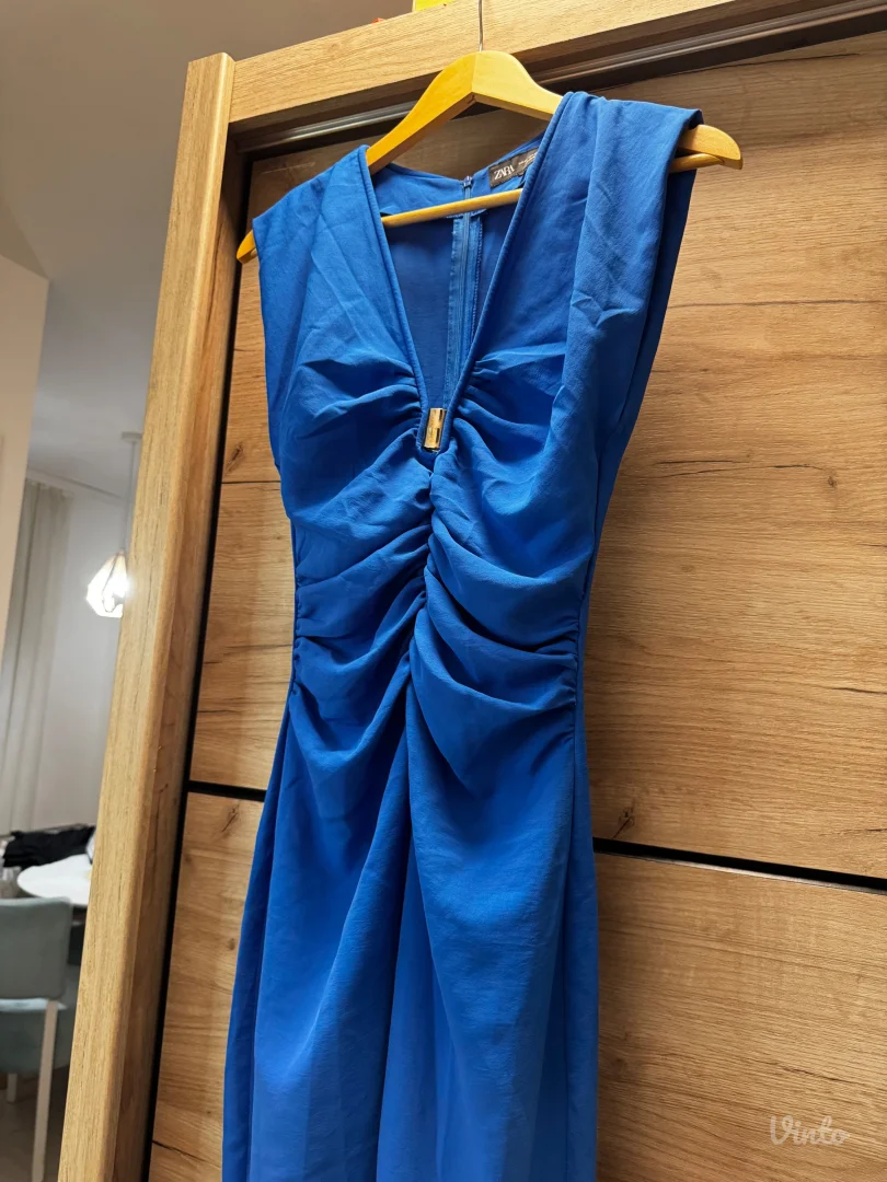 Zara plava haljina