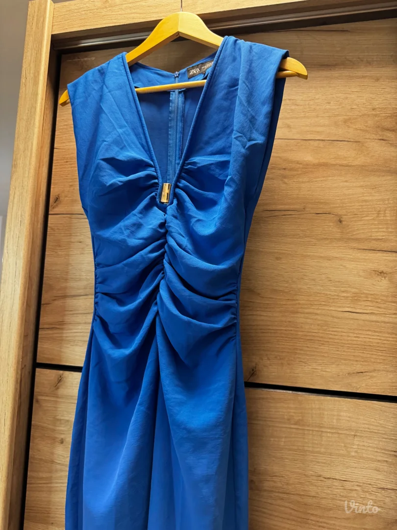 Zara plava haljina