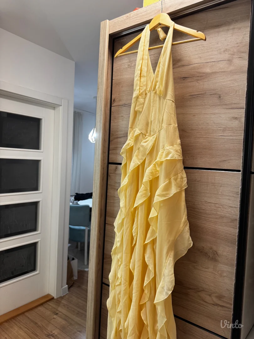 Nova zuta haljina sa karnerima