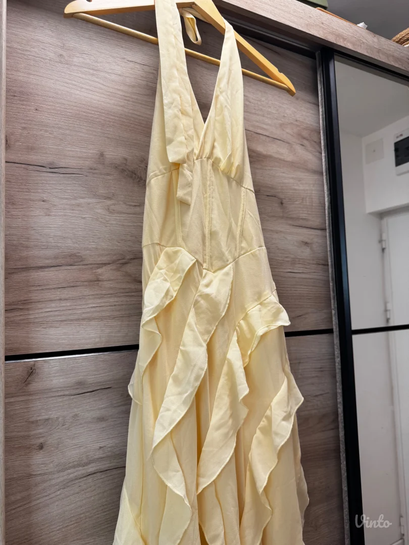 Nova zuta haljina sa karnerima