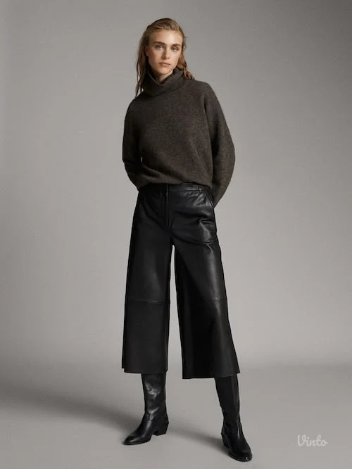 Massimo duti koza pantalone kilote
