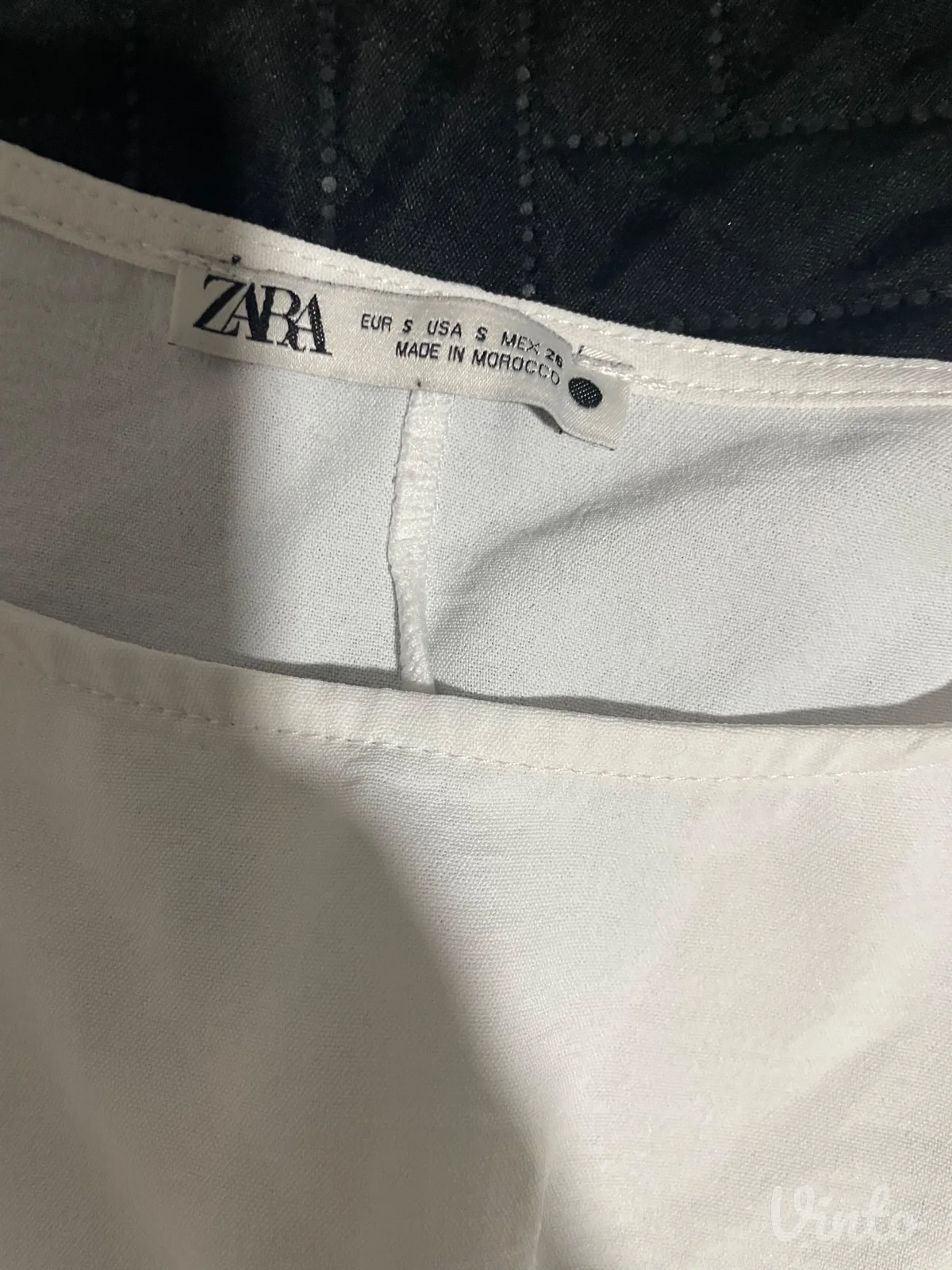 Zara majica kosulja krop s