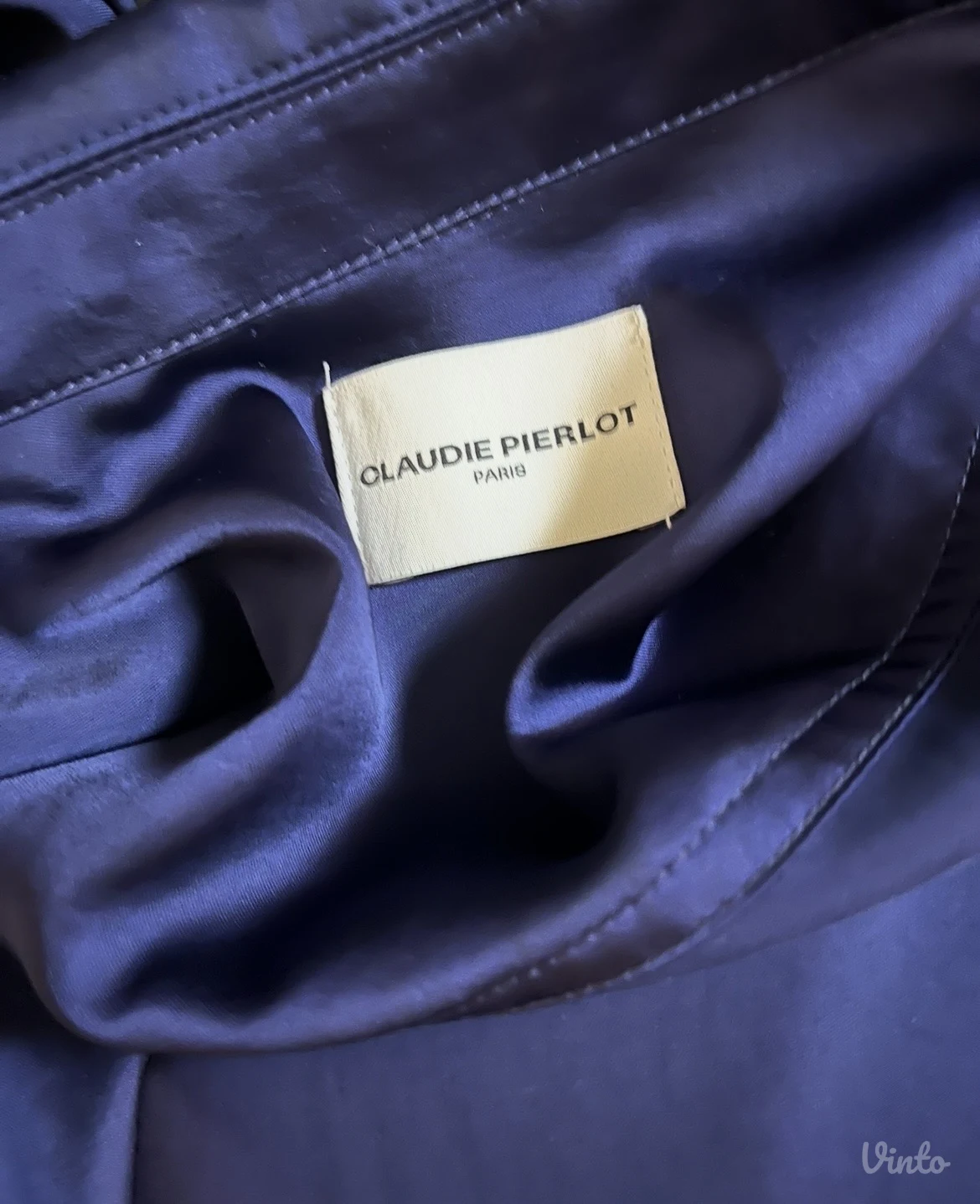 claudie pierlot midi teget haljina