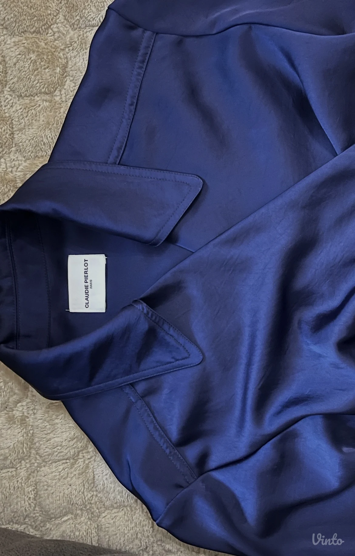 claudie pierlot midi teget haljina
