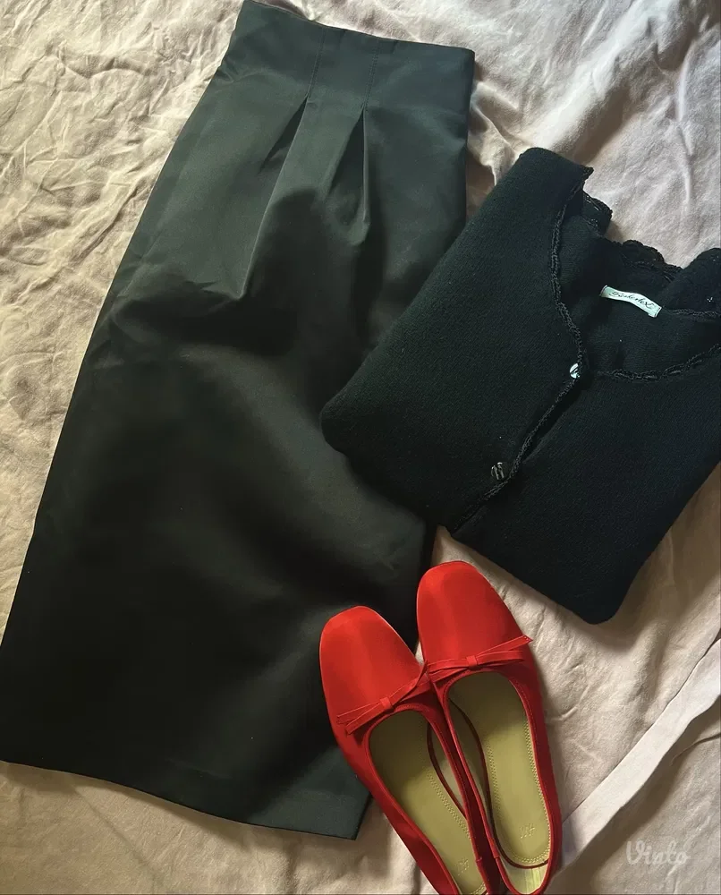 H&M satenska suknja XS